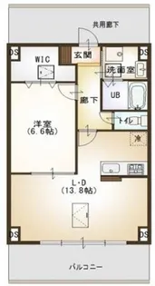 ルネス セードル【4階】の間取り