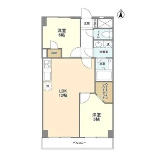 クリエール志木【3階】の間取り
