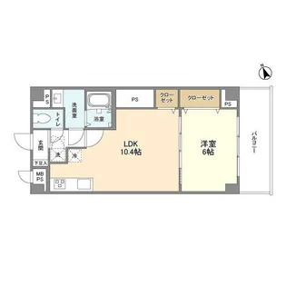 クリエール志木【5階】の間取り