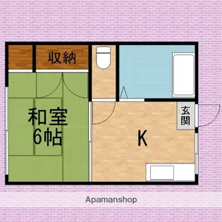 トーアコーポ【2階】の間取り