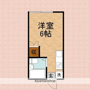 ジュネス新河岸【2階】の間取り