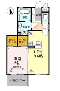 ファミール【2階】の間取り