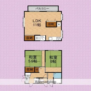 埼玉県入間郡三芳町大字藤久保【一戸建】の間取り