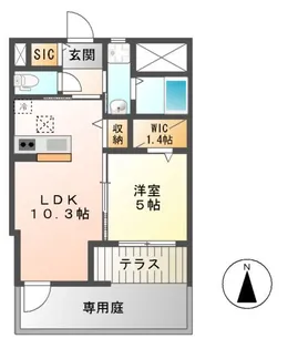 EL RENATO(エル レナート)【1階】の間取り