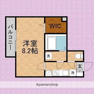 カーサグレーシアふじみ野【2階】の間取り