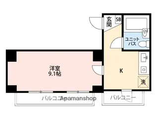 グランピア朝霞【1階】の間取り