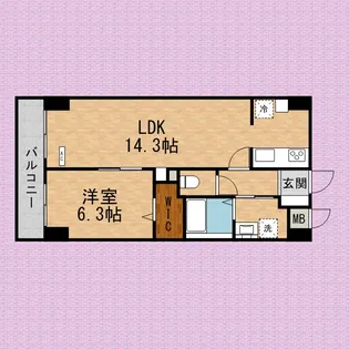 グランチェスタ【4階】の間取り