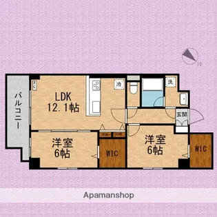 ENSEMBLE(アンサンブル)【3階】の間取り