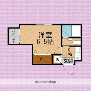 メション志木【1階】の間取り