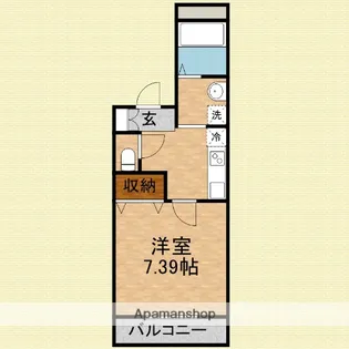 プライムガーデンみずほ台【2階】の間取り