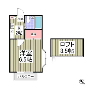 リブレス新河岸Ⅲ【2階】の間取り