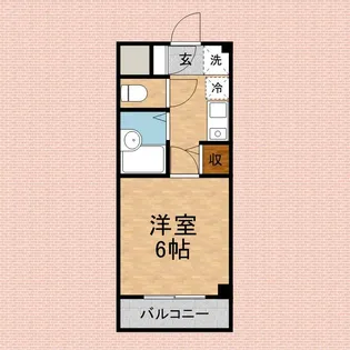 PLUMAS上福岡Ⅱ【1階】の間取り