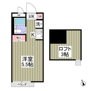 今福レジデンス【1階】の間取り