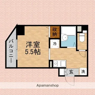 セイコーガーデン3【6階】の間取り