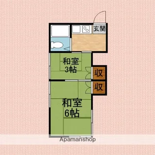 せなみ荘【2階】の間取り