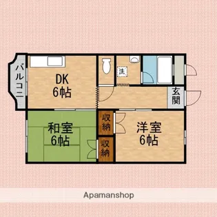 ウィズ志木レジデンス【2階】の間取り