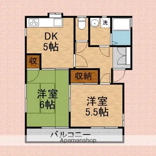 ハイムルイ【2階】の間取り
