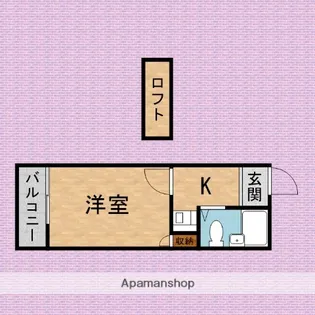 埼玉県志木市幸町4丁目【アパート】の間取り