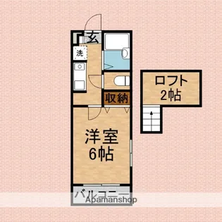 グローリーハイツ【1階】の間取り