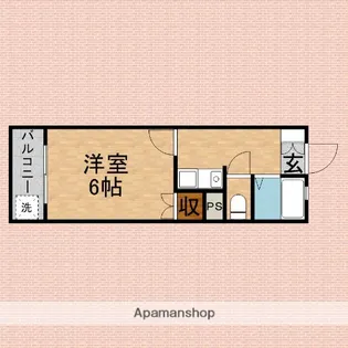 ファブール志木 1【3階】の間取り
