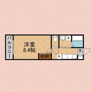 シャノアール【1階】の間取り