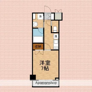 ソライエアイル新河岸【4階】の間取り