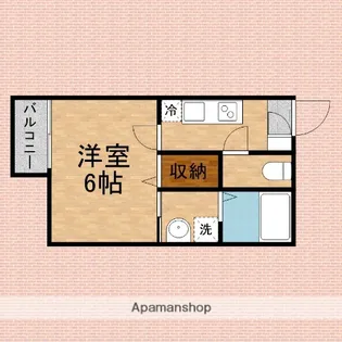 ヴィラート上福岡【1階】の間取り