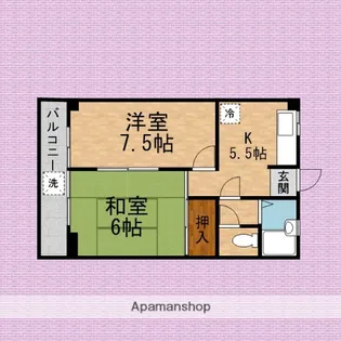 埼玉県朝霞市幸町3丁目【マンション】の間取り