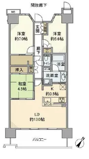 志木の杜テラス【4階】の間取り
