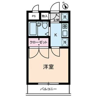 TOP新河岸第1【2階】の間取り
