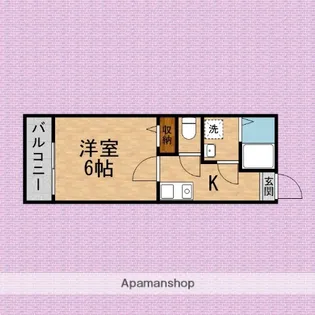カーサクラシア【1階】の間取り