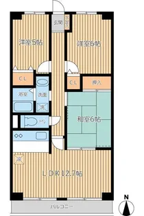パークフィールド志木【3階】の間取り