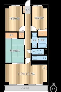 パークフィールド志木【4階】の間取り