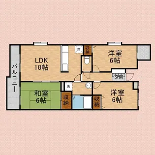 エマーレふじみ野【4階】の間取り