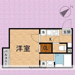 スプリングガーデン上福岡【2階】の間取り