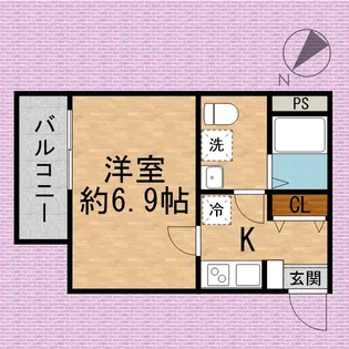 キャメルふじみ野東【3階】の間取り