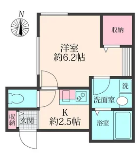 埼玉県志木市柏町6丁目【アパート】の間取り