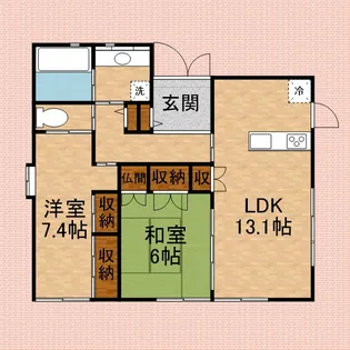 埼玉県川越市大字砂【一戸建】の間取り