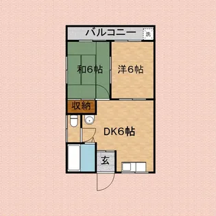 水子マンション【205号室号室】の間取り