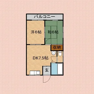 水子マンション【207号室号室】の間取り