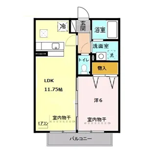 アスティオン Ⅱ【1階】の間取り