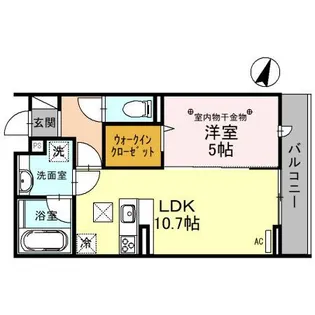 プランドール(富士見)【1階】の間取り