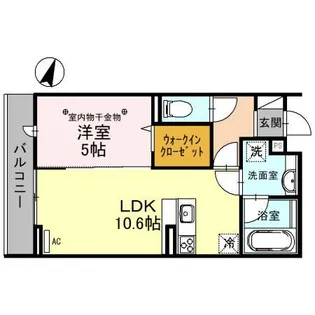 プランドール(富士見)【2階】の間取り