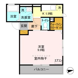 サントミー【3階】の間取り