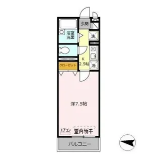 アイビスふじみ野【1階】の間取り