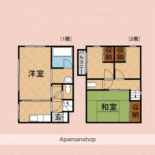 埼玉県ふじみ野市北野2丁目【一戸建】の間取り