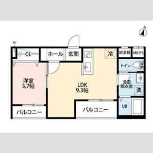 リーブルファイン新座大和田Ⅱ【1階】の間取り