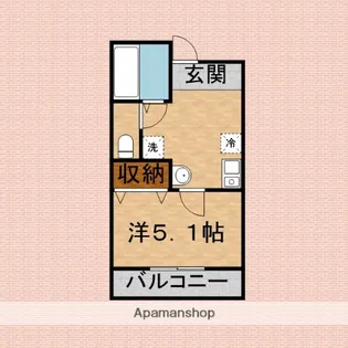 MELDIA新座 Ⅱ【3階】の間取り