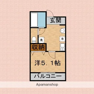 MELDIA新座 Ⅱ【2階】の間取り