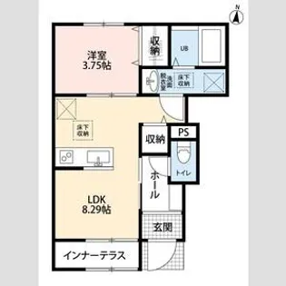 リーブルファイン志木上宗岡【1階】の間取り